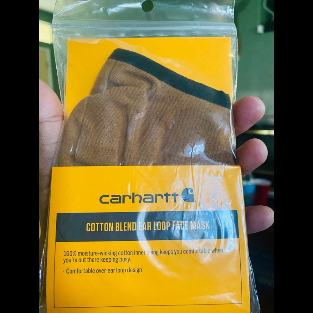 Brand new cotton facemask from carhartt